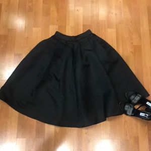 Black skirt